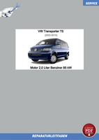 VW Transporter T5 (03-15) Reparaturanleitung Motor 2,0 L Benziner 85 Kw PDF