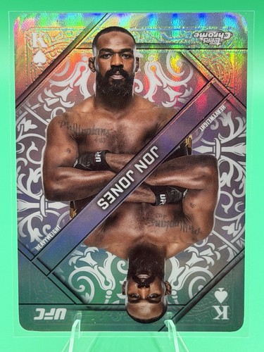 2026 Topps Chrome UFC Jon Jones Kings & Queens KQ-3 SSP Case Hit 💎G.O.A.T.💎