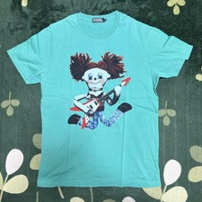 Hysteric Glamour Guitar Girl T-Shirt L Green Cotton Excellent Condition