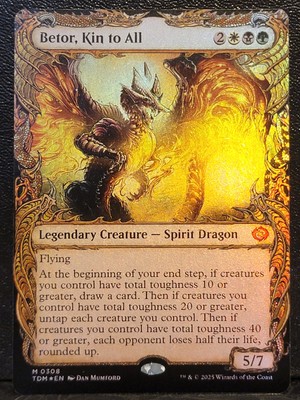 MTG Tarkir Dragonstorm Betor, Kin To All TDM 0308 Mythic Showcase