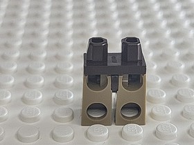 LEGO Lord of the Rings Hips and Dark Tan Legs with Torn Orc Loincloth 970c69pb06