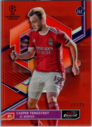 2022-23 Topps Finest UEFA Club Comp - Casper Tengstedt Orange Refractor /25