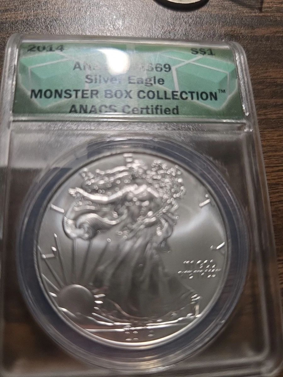 ANACS Certified American Eagle MS 69 Silver Bullion Coins for sale