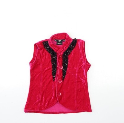 JOY & jOLLY Damen Basic Bluse Rosa Velours Größe XS