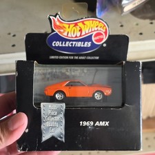 1969 Amx Orange Hot Wheels Black Box Collectibles Ltd. Ed. 1998 Nrfb 1969 Amx Orange Hot Wheels Black Box Collectibles Ltd. Ed. 1998 Nrfb