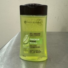 YVES ROCHER Homme Fraicheur / Men Fresh SHOWER GEL 8.4 Fl Oz.