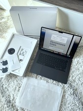 Apple MacBook Air M3 15" 8GB RAM 256GB SSD Midnight 2024 98% Battery - READ