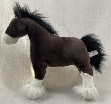Gund Horse Plush Animal 15" Lg 15" Tall Brown Stallion Clyde