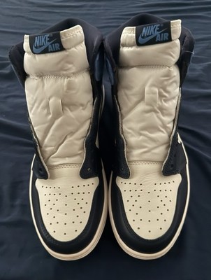 Nike Air Size 10 Jordan 1 Retro OG High Obsidian UNC 2019 555088-140