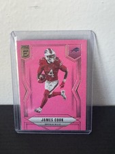 James Cook [Pink] #19 2025 Panini Donruss Elite