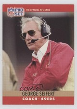 1990 Pro Set George Seifert #299 0pe3