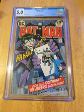 BATMAN #251 CGC 5.0 1973 CLASSIC JOKER COVER NEAL ADAMS