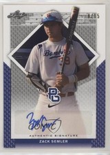 2016 Leaf Perfect Game National Showcase Blue 4/15 Zack Semler #BA-310 Auto 0b2