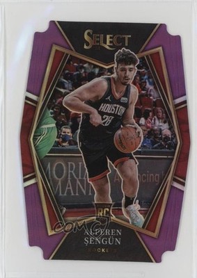 2021 Panini Select Purple Prizm Die-Cut 12/99 Alperen Sengun #114 Rookie RC 06cv