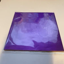 4" Foil  Candy Wrappers, Purple, !00 ea pkg