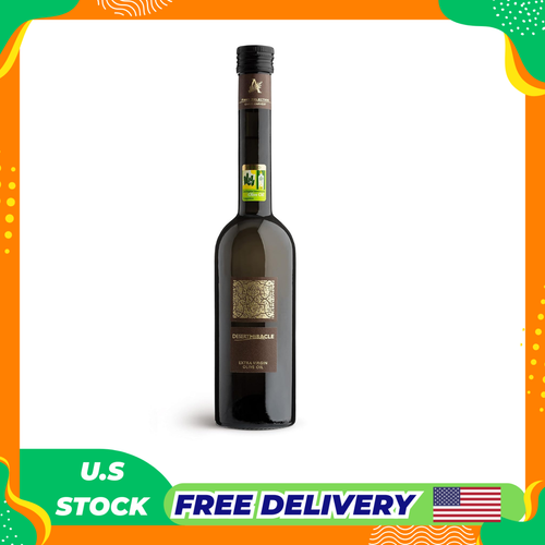 Mina Moroccan Extra Virgin Olive Oil – Cold-Pressed, 33.8oz, Polyphenol Rich, Low Acidity (<0.2%), Non-GMO, Kosher