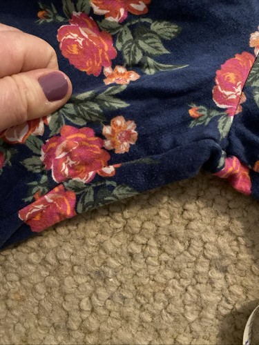 Matilda Jane Wildest Dreams Overalls Romper Blue Floral Girls Size 10 EUC - Picture 9 of 10