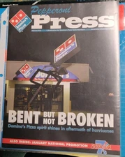 Domino's Pizza Pepperoni Press December 2005 Katrina