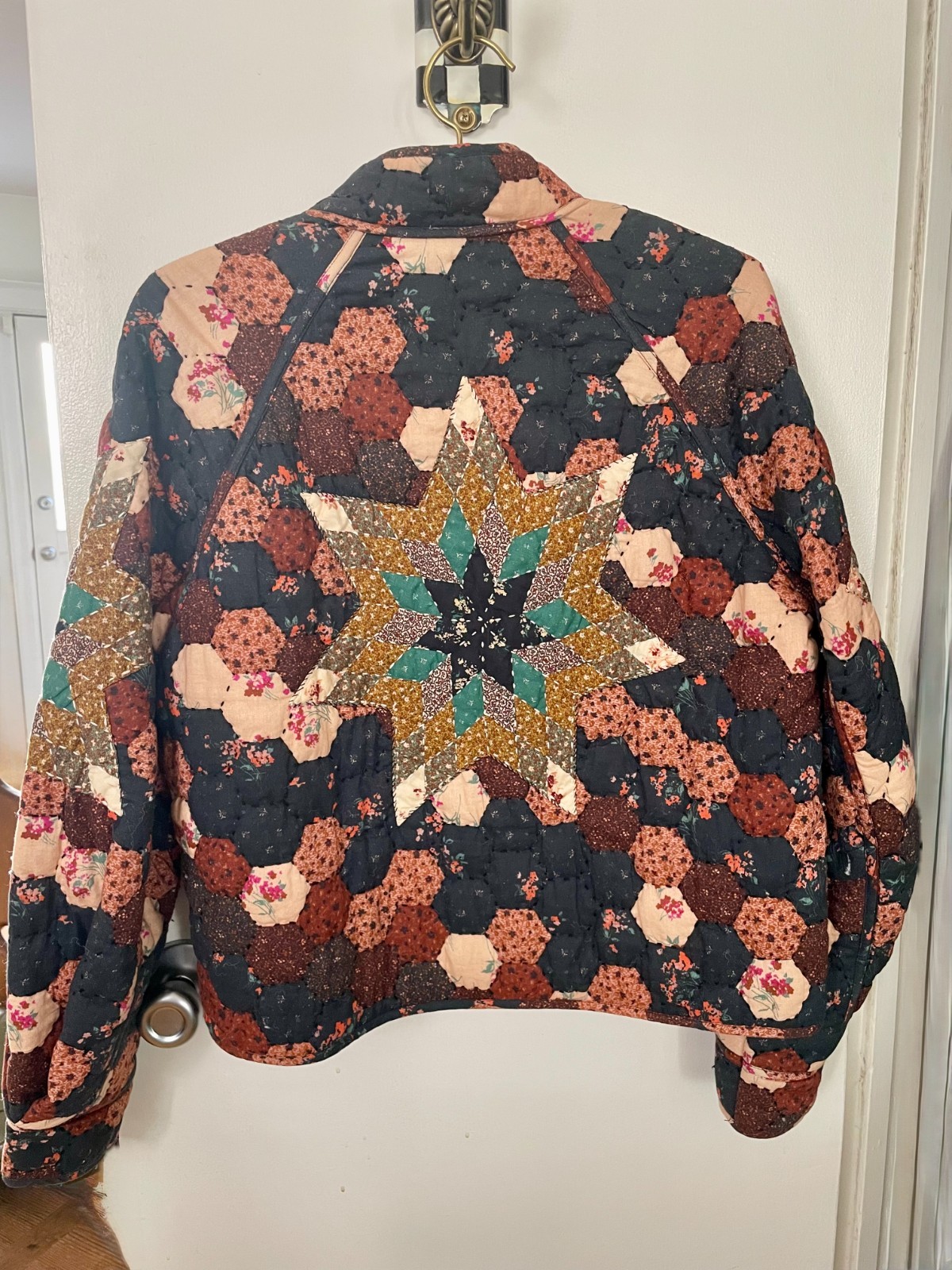 Ulla Johnson Elettra Patchwork Quilted Cotton Jac… - image 3