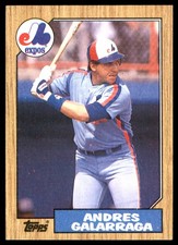 Andres Galarraga 1987 Topps #272 Expos MLB READ FREE SHIPPING AutographDen