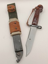 Romanian Type I Bayonet w/ Complete Sheath - Unissued Soviet Cold War 7.62x39