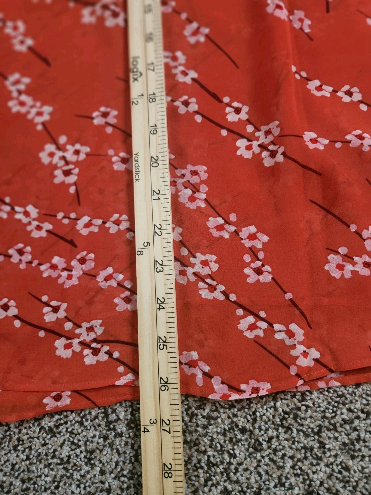 Cabi Blouse Orange Short Split Flutter Sleeve  Si… - image 8