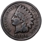 1886 INDIAN CENT TYPE 2 GOOD+ FREE USA SHIPPING