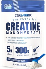 Kreatin Monohydrat Pulver - 300g (60 x 5g Portionen) | 60 Portionen (300g)