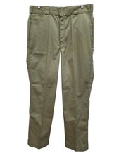 Vintage Made in USA Dickies 874 Original Fit Work Pants Tan Khaki Men 34x31