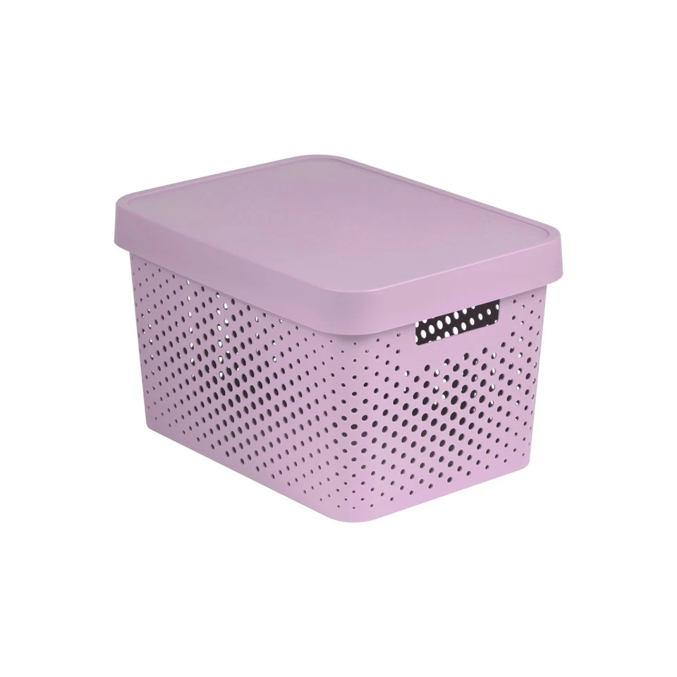 Universal Aufbewahrungsbox Curver mit Deckel 17L rosa Infinity 229152 - Bild 1 von 1