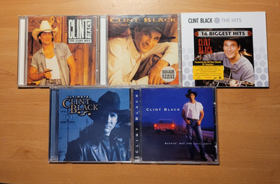 Clint Black - 5 CD Sammlung - Hard Way / One Emotion / Nothin' But Taillights...