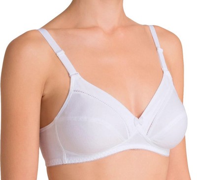 Triumph Damen Cotton Classic Stretch BH ohne Bügel Größe 40B weiß UVP 34£