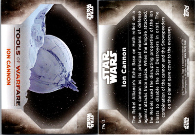 2021 Topps Star Wars Battle Plans TW-3 Ion Cannon - NM/M
