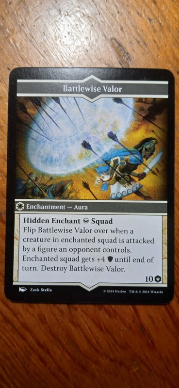 MTG: Arena of the Planeswalker  Replacement Spell Card - Battlewise Valor