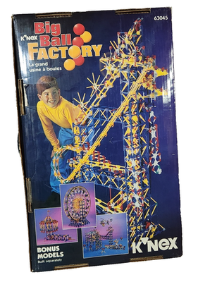 MNKオーダーページ K'NEX Big Ball Factory COMPLETE SET w Box, Instructions & DC