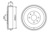 2X Bosch Bremstrommel 0 986 477 212 FüR CitroËN Peugeot