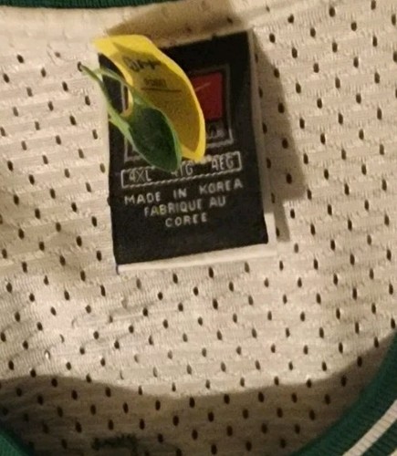 Boston Celtics Antoine Walker Men's Sz 4XL Reebok White Jersey - Picture 10 of 11