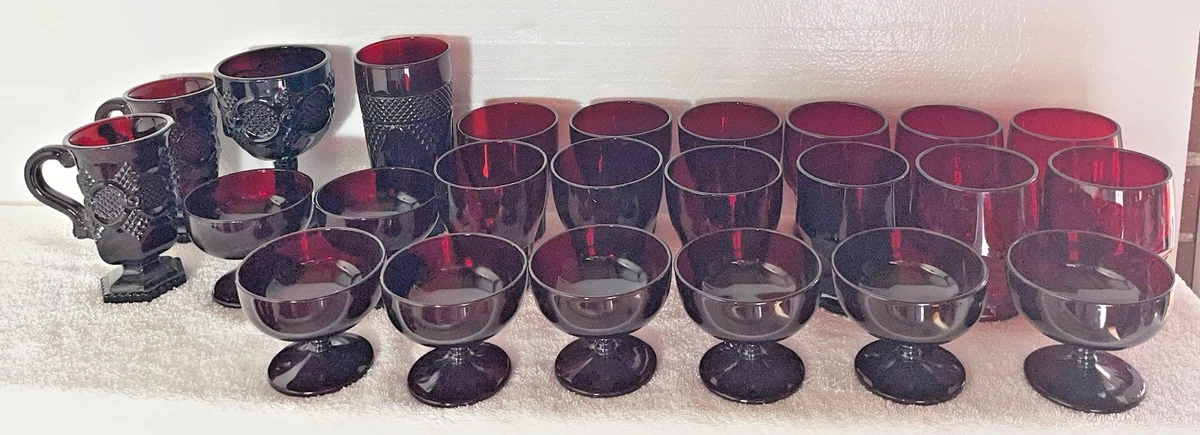 fluted wine glasses Anton Studio Designs Empire Wine Glasses Set of 2 Clear