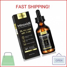 5 Minoxidil Hair Growth Serum Oil For Men and Women, Biotin Hair Serum, Safest