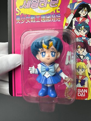 Sailor Moon Sailor Mercury 2'' Chibi Figure 1996 Bandai (Irwin) Pretty Guardian