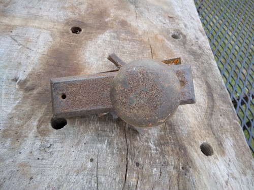 Vintage Door Knob, Handle, Lock Set - Picture 2 of 5