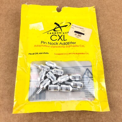 Carbon Express Pin Nock Adapter, Fits all CXL Size Shafts 17.6 Gr. 11 Pack W2027