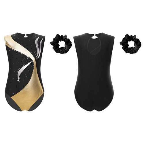 Niñas Gimnasia Atlética Ropa de Baile Rendimiento Ballet Leotardo Body Niños - Imagen 4 de 55