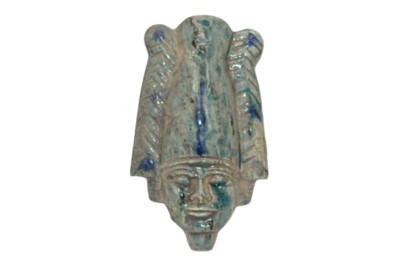 Seltene antike ägyptische pharaonische Statue Kopf des Osiris v. Chr.