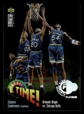 1995-96 Collector's Choice Magic Playoff Time! Players Club Platinum JX4472