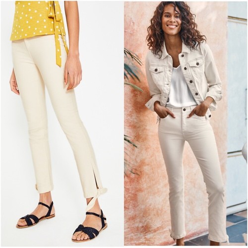 Boden Denbigh Jeans in Ivory | eBay