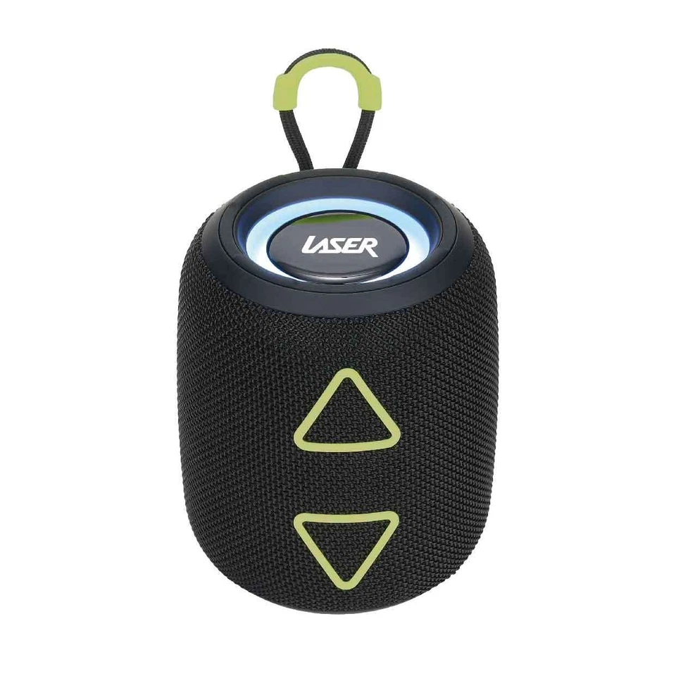  Laser Portable Fabric BT Speaker - TWS, Multi-Color, USB, SD