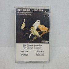 Canary Singing Vintage Cassette Tape Train Your Bird Custom Bird Records 1980s