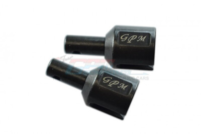 GPM Racing Steel F & R Diff Outdrive Output Cups - For Traxxas Sledge SLE039S-BK