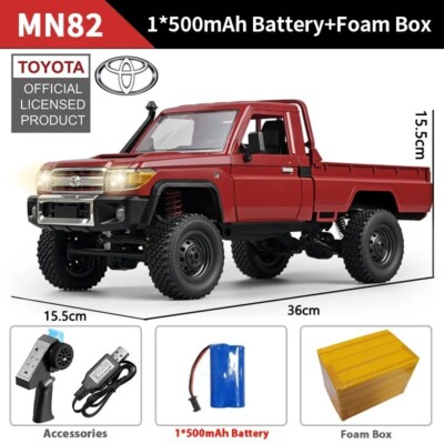  MN82 1:12 Full Scale RTR Auto Spielzeug 2.4G 4WD Off-Road Ferngesteuertes Auto LKW